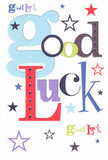With a burst of optimistic design, this colourful good luck card feels as inviting as a morning in Brondesbury's garden squares. Playful letters in shades of pastel blue, vibrant red, natural green, and rich purple tumble gently across a pristine white background, artfully arranged with the expertise of a local florist. Scattered stars-some bold as midnight, others faint as early dusk-create a dreamy atmosphere, mirroring the possibilities of a new venture or journey ahead. The fonts, lively and distinct, seem almost hand-selected for their ability to convey enthusiasm and support. Under your fingers, the card's surface is smooth and comforting, reminiscent of quality paper found at boutique shops along Willesden Lane. Ideal for moments of courage-whether starting a new job, facing an exam, or simply offering encouragement to a friend-this card overflows with heartfelt optimism. It's the sort of thoughtful gesture you'd expect from a neighbour in Brondesbury, offering the tangible reassurance that luck, like friendship, is always close by.